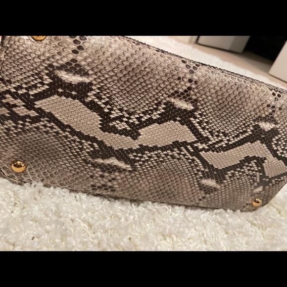 Prada python large double bag - Picture 10 of 11